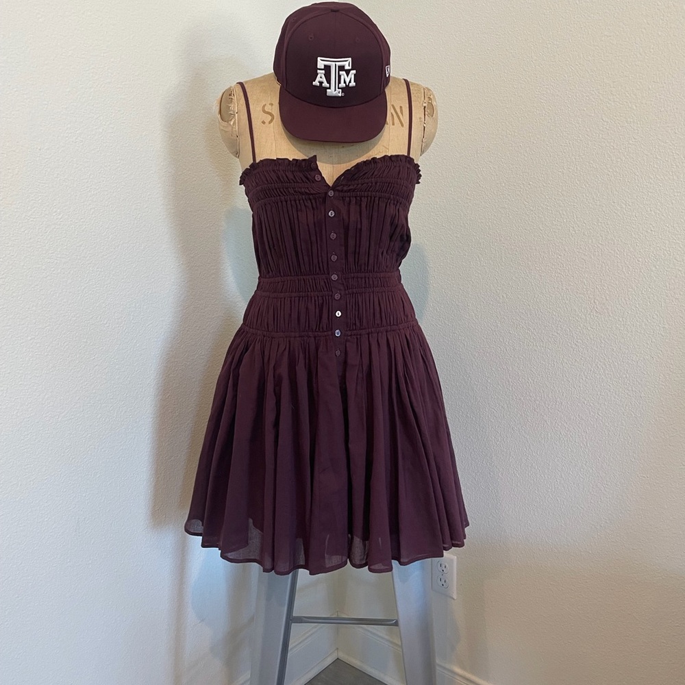 Women's Burgundy Dress